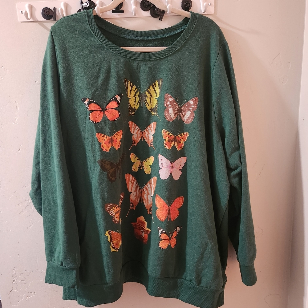 Torrid Official Smokey Bear Fleece Sweatshirt
